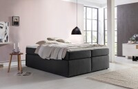 Boxspringbett Bella Anthrazit 140x200 cm H2