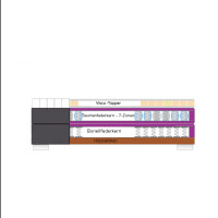 Boxspringbett Bella Anthrazit 140x200 cm H2