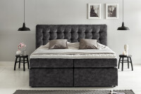 Boxspringbett Perris 160x200 cm Anthrazit H3