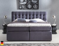 Boxspringbett Perris 160x200 cm Anthrazit Uni H2