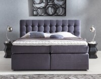 Boxspringbett Perris 160x200 cm Anthrazit Uni H2