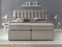 Boxspringbett Perris 160x200 cm Beige Uni H3