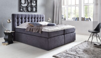 Boxspringbett Perris 180x200 cm Anthrazit Uni H2