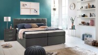 Boxspringbett Andybur mit Bettkasten und Visco Topper