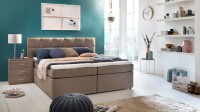 Boxspringbett Andybur mit Bettkasten und Visco Topper