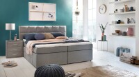 Boxspringbett Andybur mit Bettkasten und Visco Topper