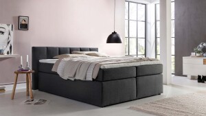 Boxspringbett Valina inkl. Visco-Topper - Kopfteilhöhe 90cm