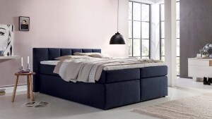 Boxspringbett Valina inkl. Visco-Topper - Kopfteilhöhe 90cm