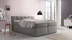 Boxspringbett Valina inkl. Visco-Topper - Kopfteilhöhe 90cm